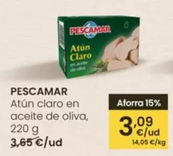 Pescamar - Atún Claro En Aceite De Oliva