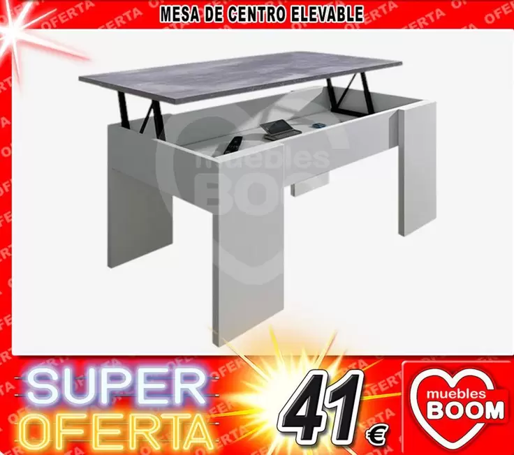 Mesa De Gentro Elevable