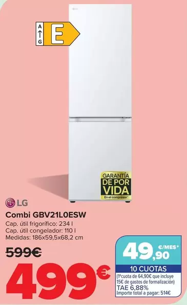 LG - Combi GBV21L0ESW