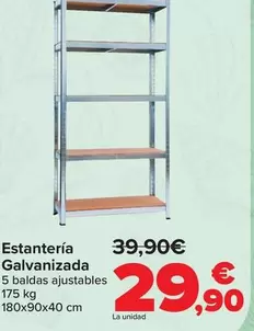 Estantería Galvanizada