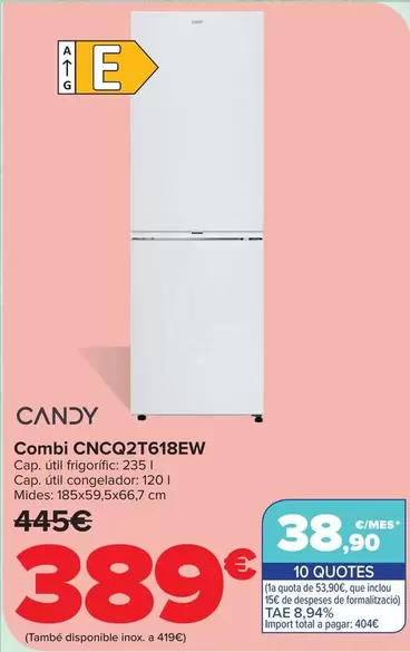 Candy - Combi CNCQ2T618EW