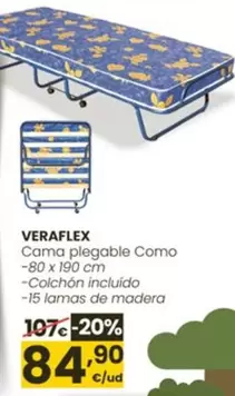 Veraflex - Cama Plegable Como