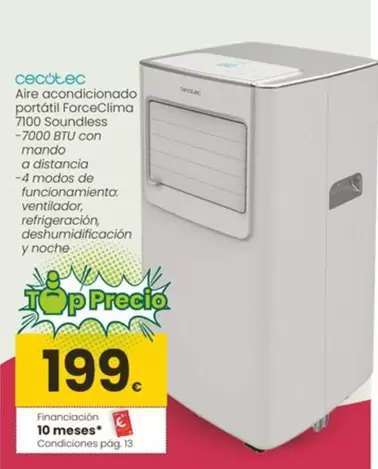 Cecotec - Aire Acondicionado Portatil ForceClima 