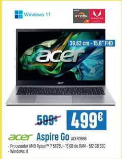 Acer - Aspire Go Acer3666