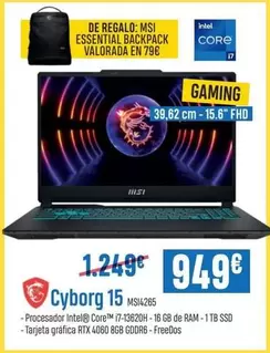 MSI - Cyborg 15 Msi4265