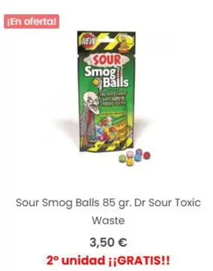 Sour Smog Balls 85 Gr. Dr Sour Toxic