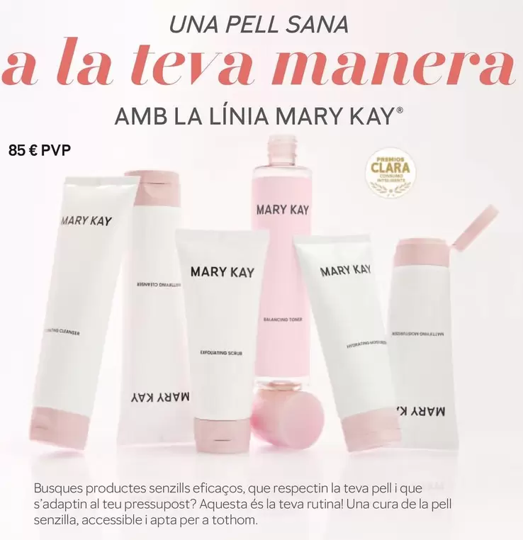 Mary Kay - Una Pell Sana A La Teva Manera Amb La Linia