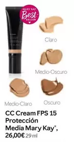 Mary Kay - Cc Cream Fps 15 Proteccion Media Mary Kay
