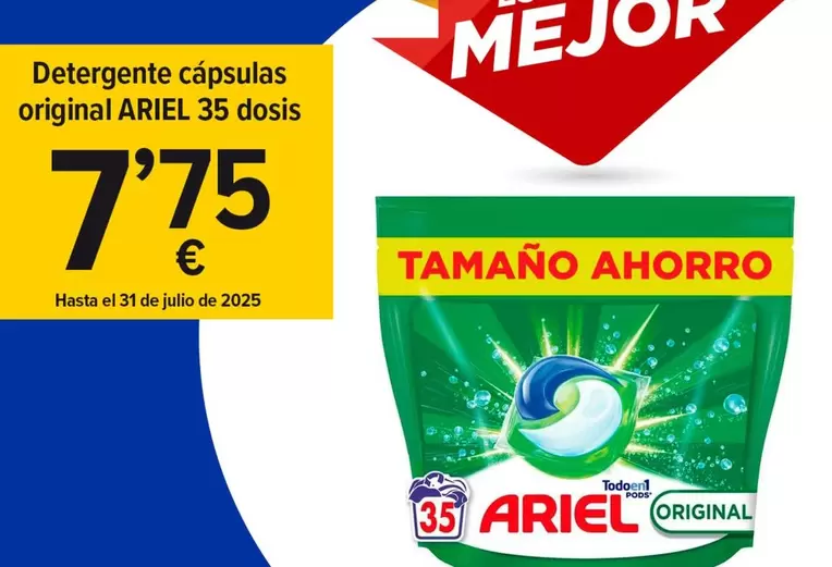 Ariel - Detergente Capsulas Original 35 Dosis