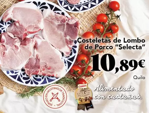 Costeletas De Lombo De Porco "Selecta"