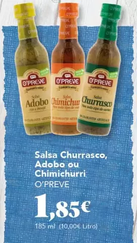 O'Preve - Salsa Churrasco, Adobo Ou Chimichurri
