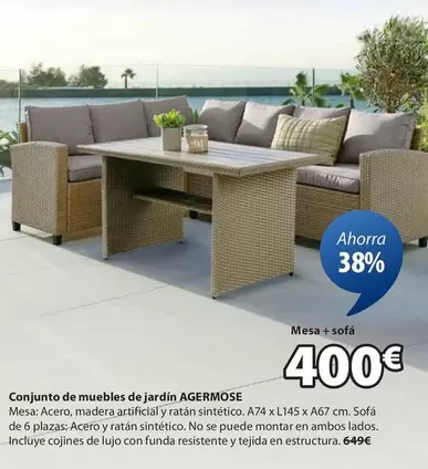 Conjunto De Muebles De Jardín