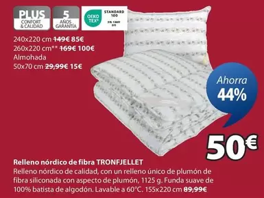 Plus - Relleno Nordico De Fibra