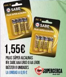 ifa sabe - Pilas Super Alcalinas