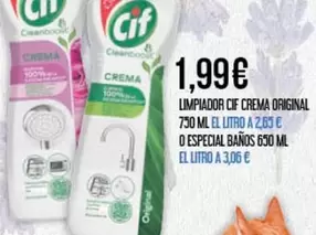 cif - Limpiador Crema Original