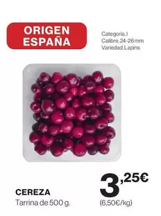 origen - Cereza