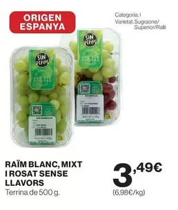 origen - Ram Blanc Mixt Irosat Sense Llavors