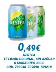 Nestea - Té Limón Original/ Sin Azúcar O Maracuya
