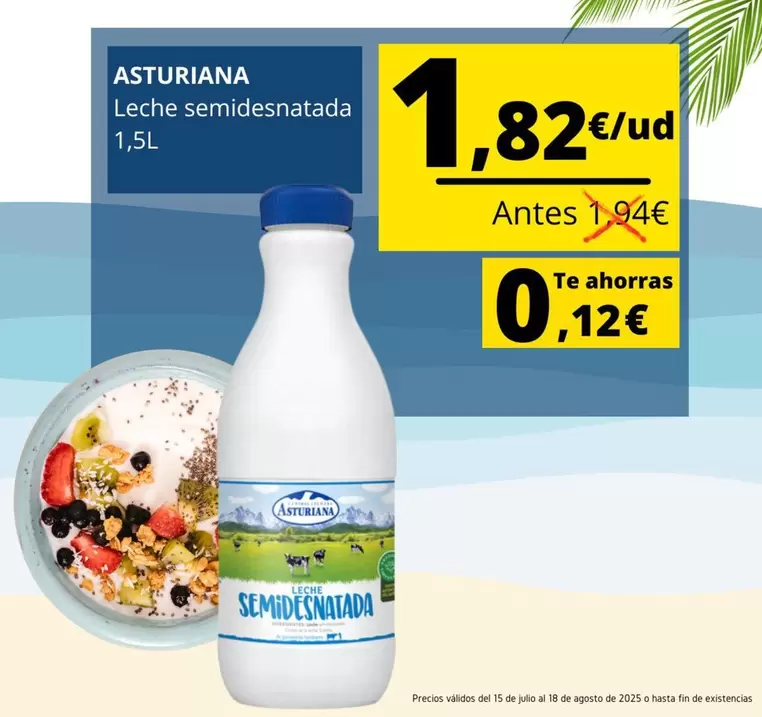 Central Lechera Asturiana - Leche Semidesnatada