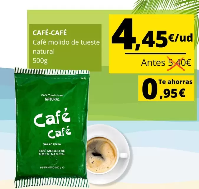 Cafe Cafe - Cafe Molido De Tueste Natural