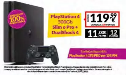 Sony - Playstation 4 Slim O Pro+ DualShock 4