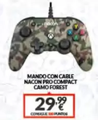 Mando Con Cable Nacon Pro Compact Camo Forest