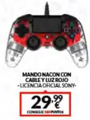 Mando Nacon Con Cable Y Luz Rojo