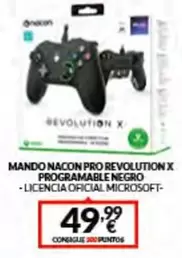 Mando Nacon Pro Revolution X Programable Negro