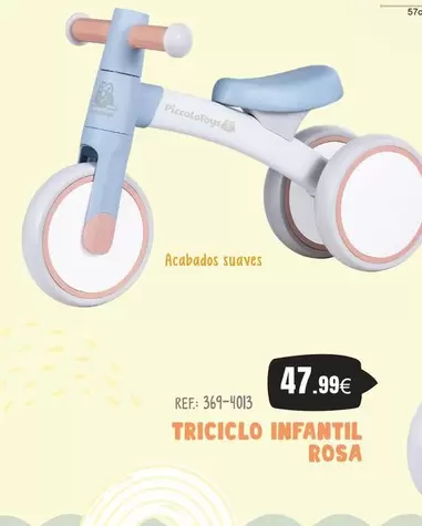 Triciclo Infantil Rosa