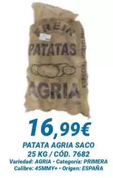 Patata Agria Saco