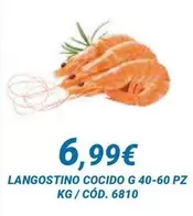 Langostino Cocido G 40-60 Pz
