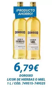 Doroixo - Licor De Hierbas O Miel