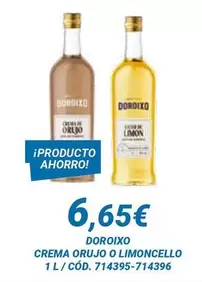 Doroixo - Crema Orujo O Limoncello
