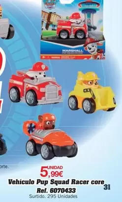Vehiculo Squad Racer Core