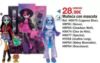 Muñeca Con Mascota