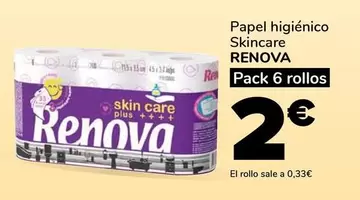 Renova - Papel Higiénico Skincare