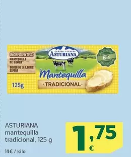 La Asturiana - Mantequilla Tradicional
