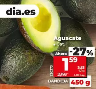 Aguacate Bandeja 450 G
