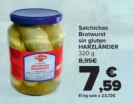 Harzländer - Salchichas Bratwurst Sin Gluten