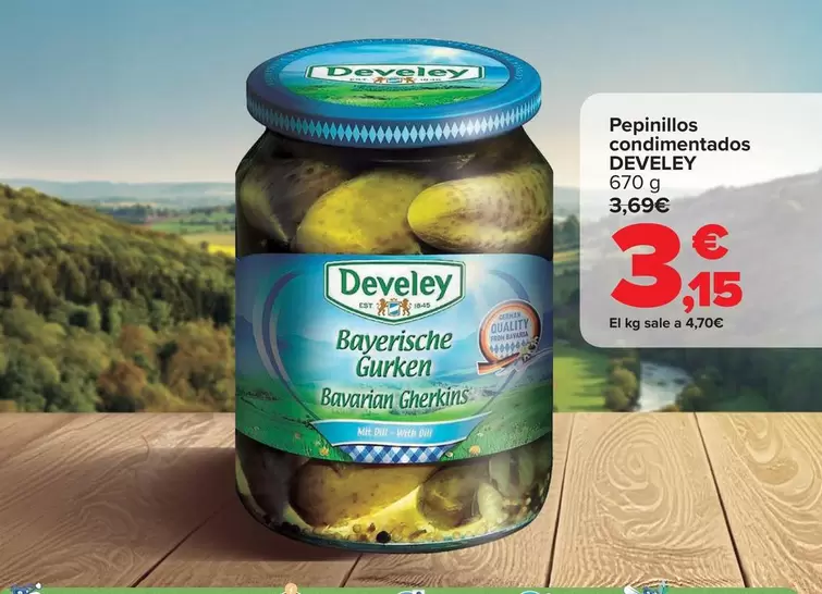 Develey - Pepinillos Condimentados 