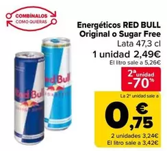 Red Bull - Energéticos Original O Sugar Free