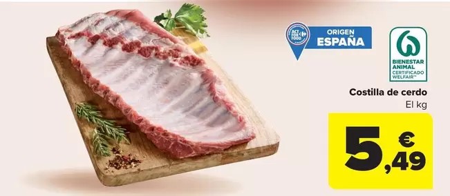 origen - Costilla De Cerdo