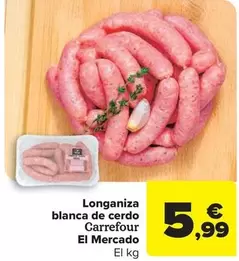 carrefour - Longaniza Blanca De Cerdo El Mercado