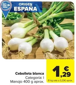 origen - Cebolleta Blanca