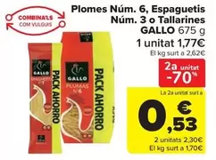 Gallo - Plomes Num 6, Espaguetis Num 3 O Tallarines