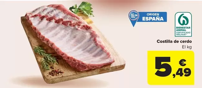 origen - Costilla De Cerdo