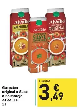 Alvalle - Gaspatxo Original O Suau O Salmorejo