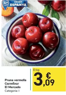 carrefour - Pruna vermella El Mercado