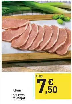 Llom De Porc Filetejat