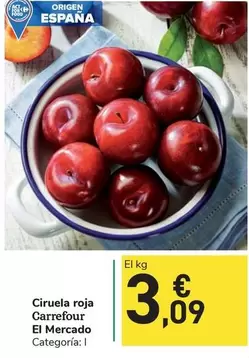 carrefour - Ciruela Roja El Mercado